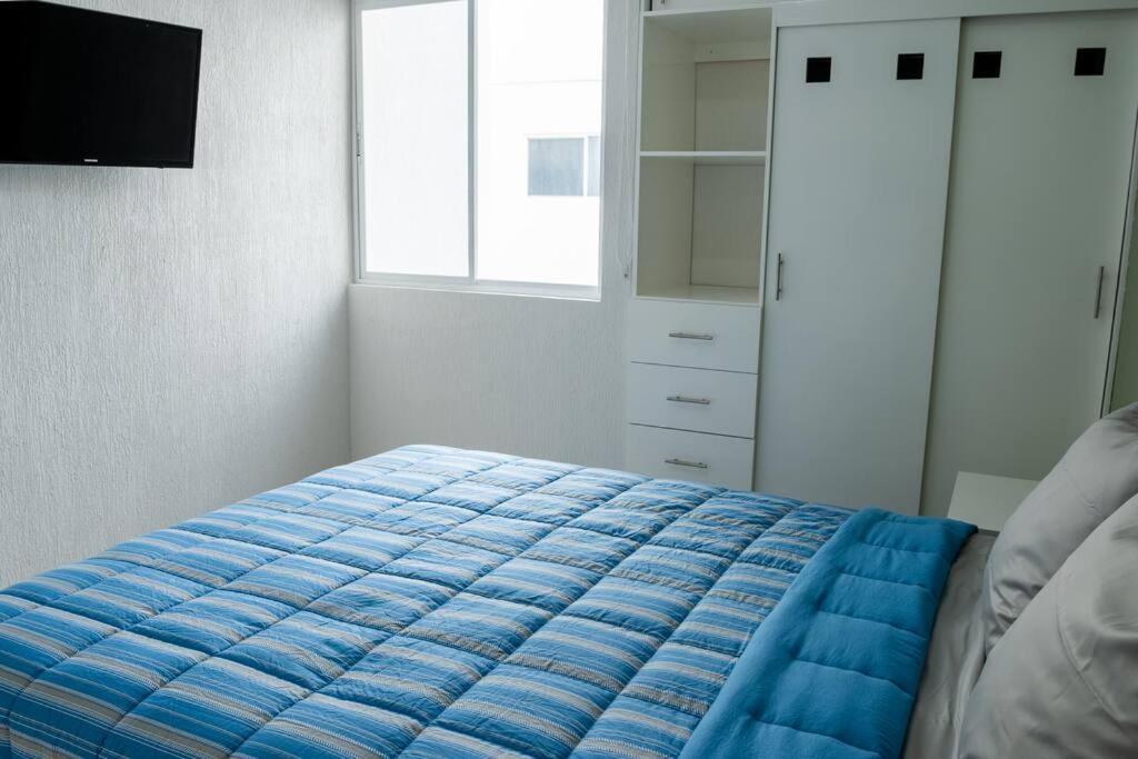 Depto 2 Rec. Con Vista A La Piscina En C. Privada Leilighet Playa del Carmen Eksteriør bilde